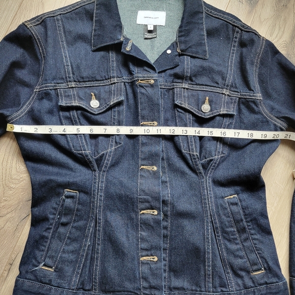 Current/ Elliott Trucker Corset Denim Jacket Sz 1 (small) - Picture 5 of 12